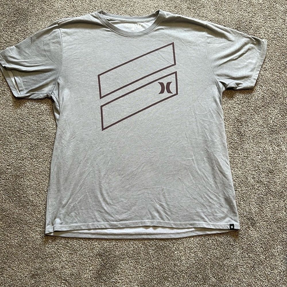 HURLEY ICON SLASH GRADIENT SHORT SLEEVE T-SHIRT L